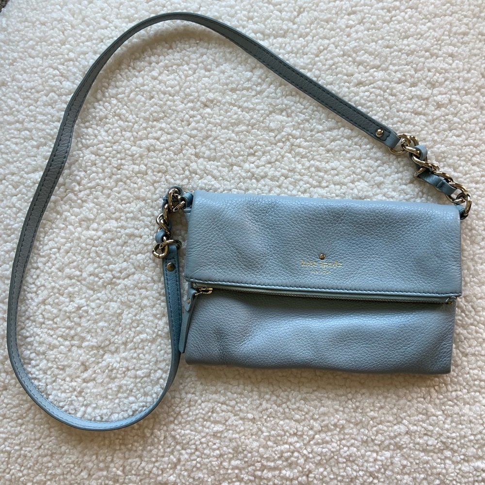Kate Spade Crossbody Purse Baby Blue